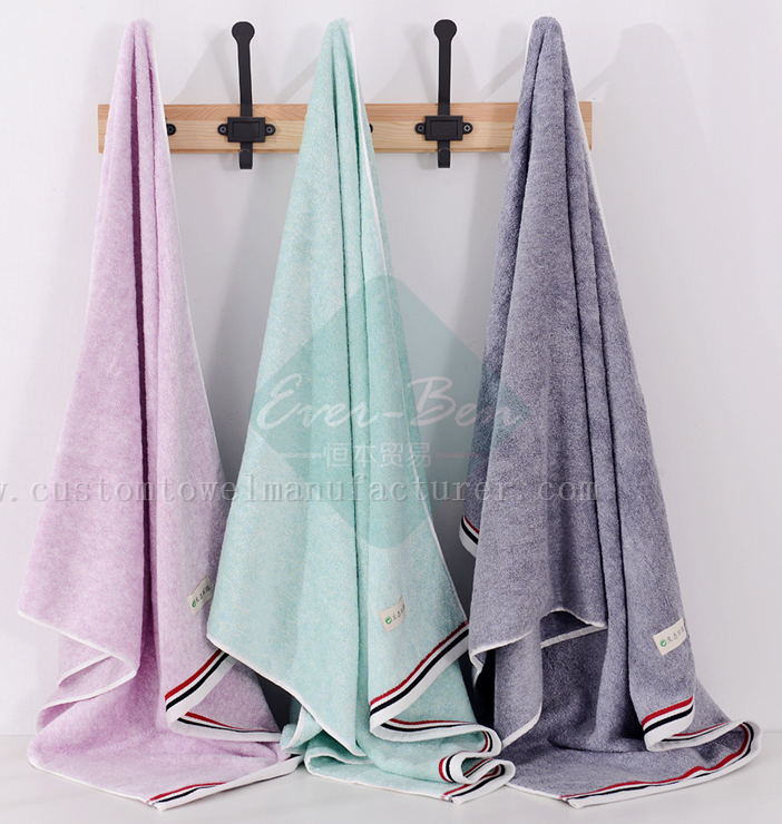 China Bulk Custom Logo personalised beach towels Factory|Bamboo Sweat Towels Producer|Embroidery Hotel Towels Supplier for Brazil Argentina Chile Africa Mexico Peru